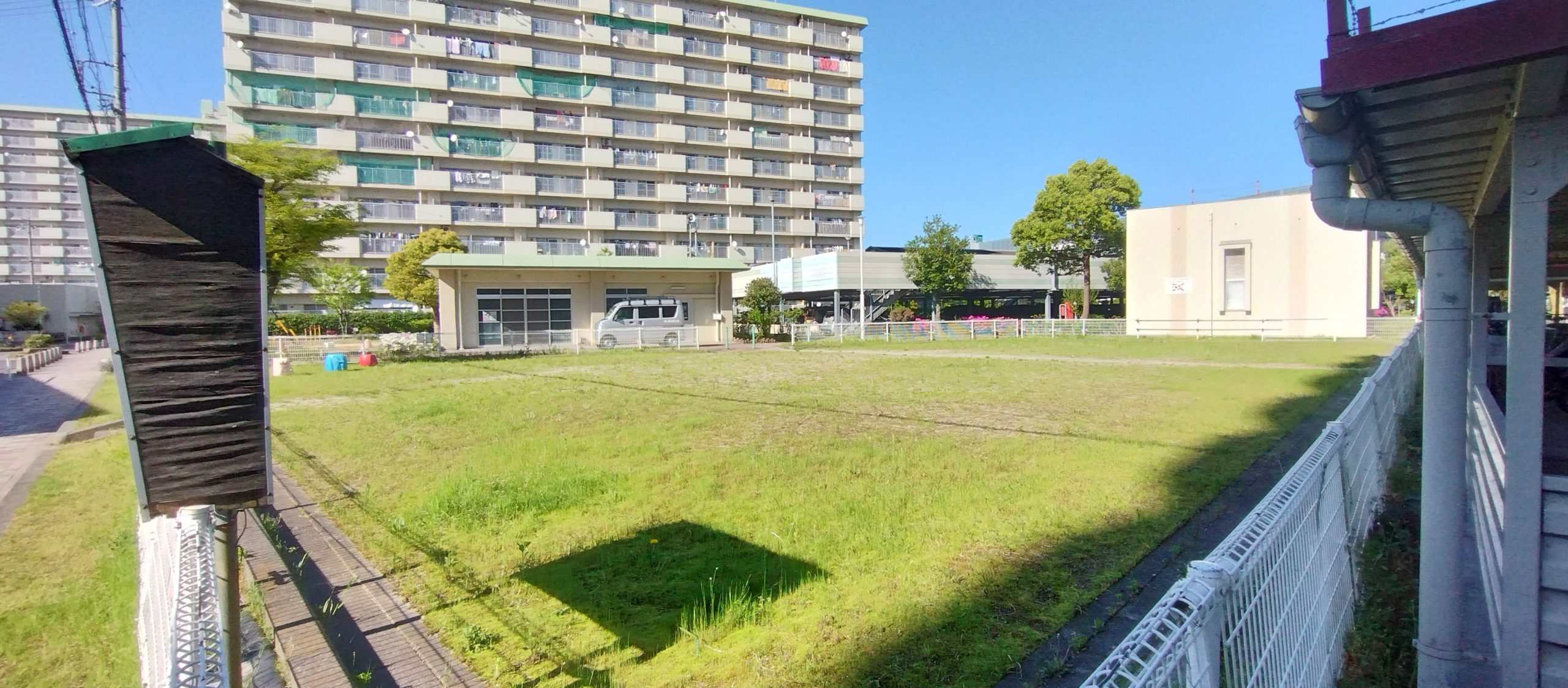 建物北側にはキッズパークも!