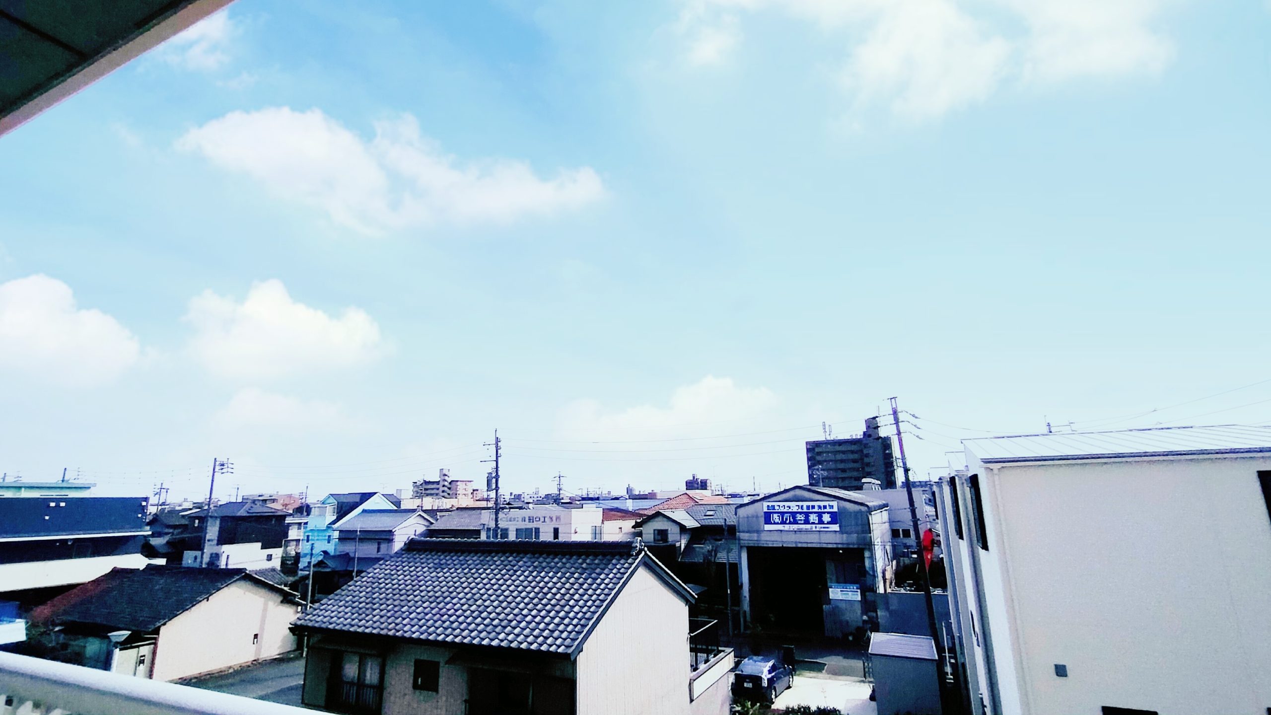 3階南面バルコニー眺望
目の前は遮るものなく眺望抜群!