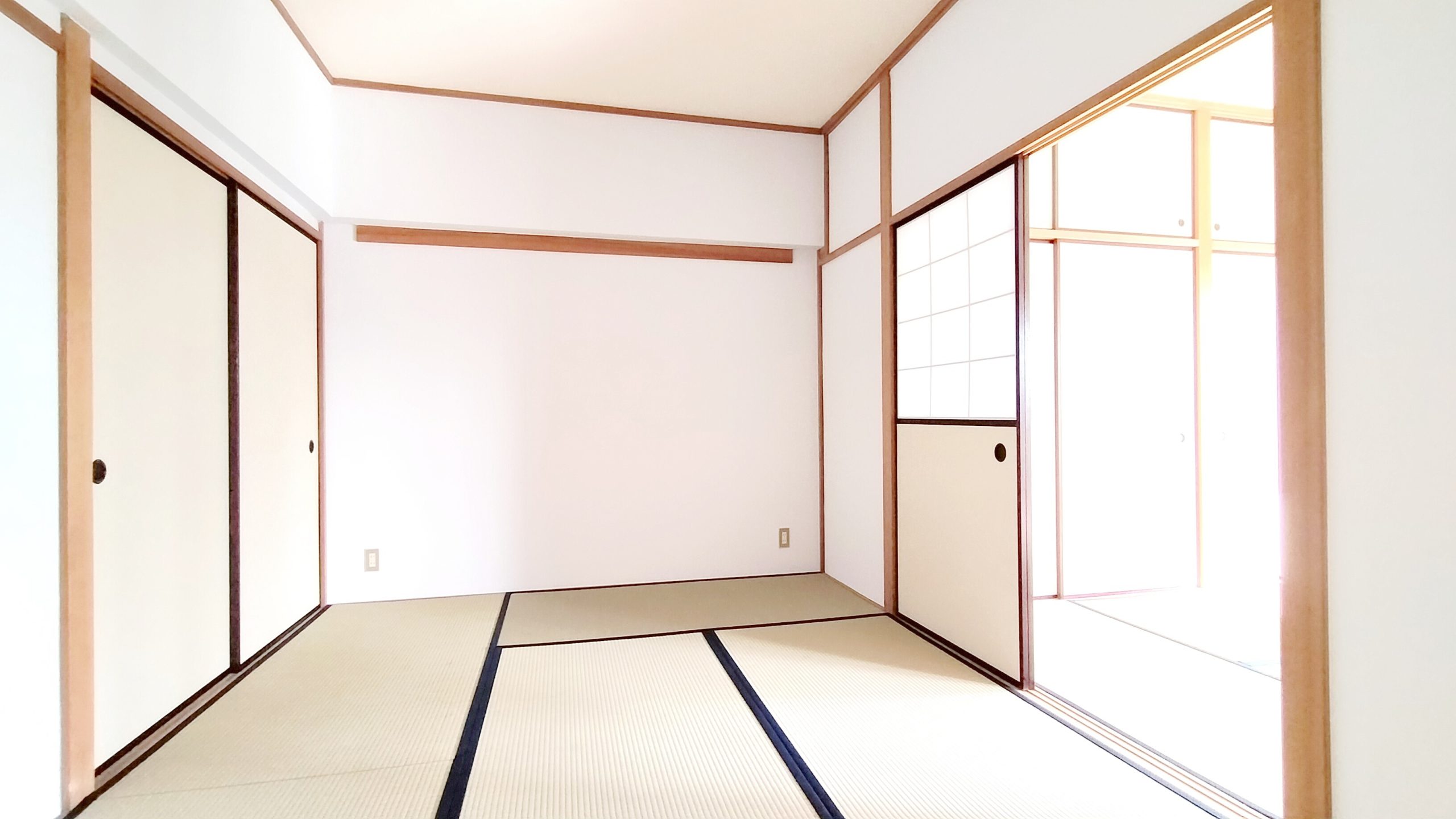 続き和室は夏は涼しく冬は暖かく過ごすことが出来ます