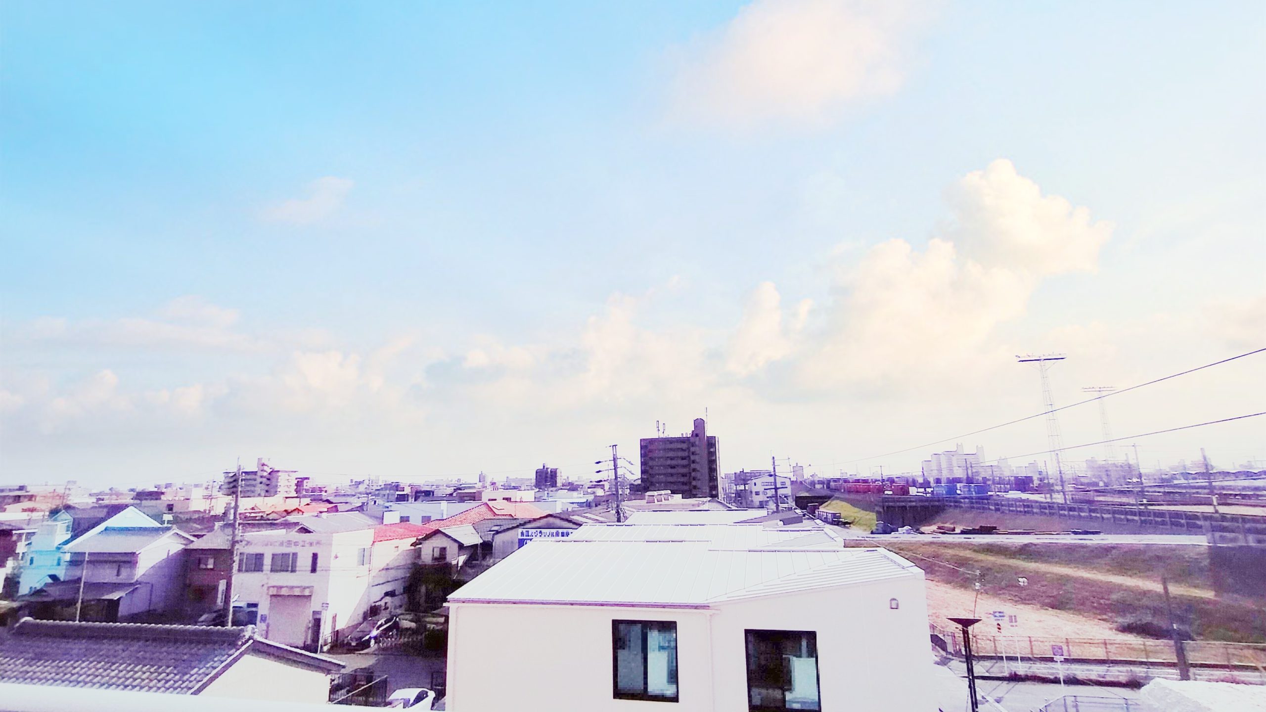 4F南面バルコニー眺望 遮るものなく眺望良好です!