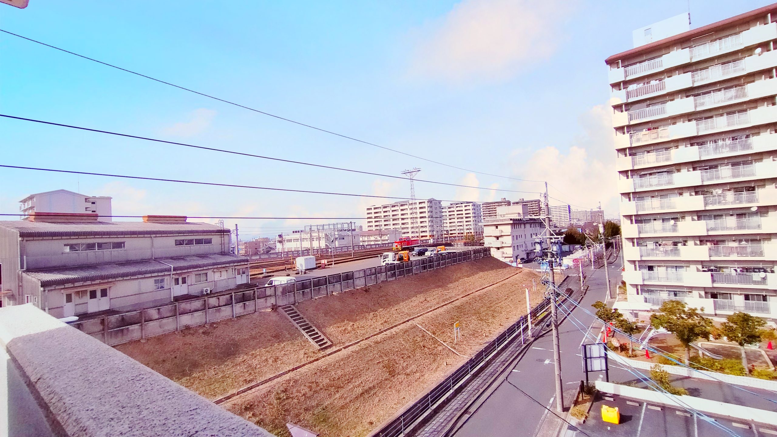 4F北側廊下眺望