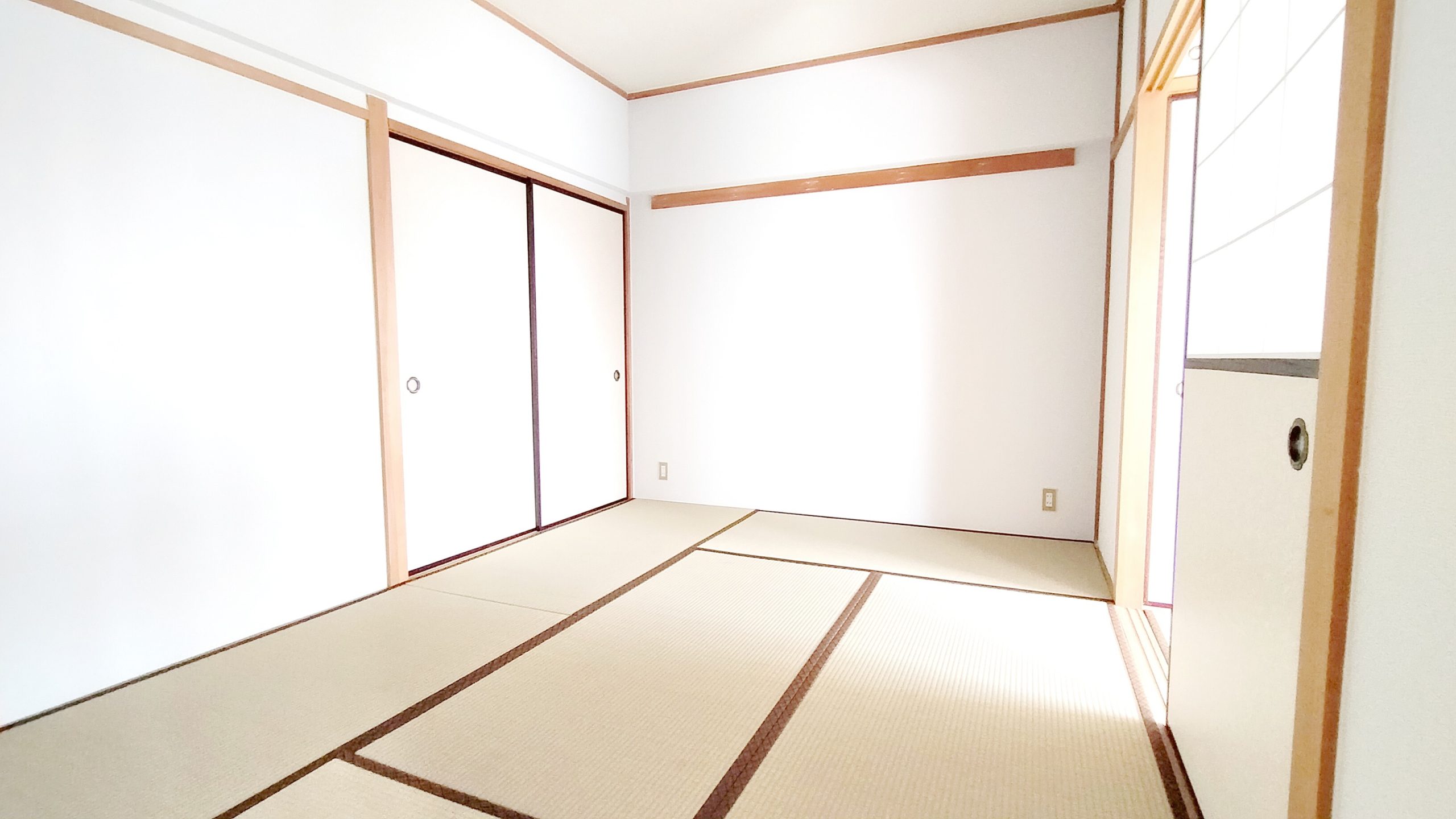 続き和室は夏は涼しく冬は暖かく過ごすことが出来ます