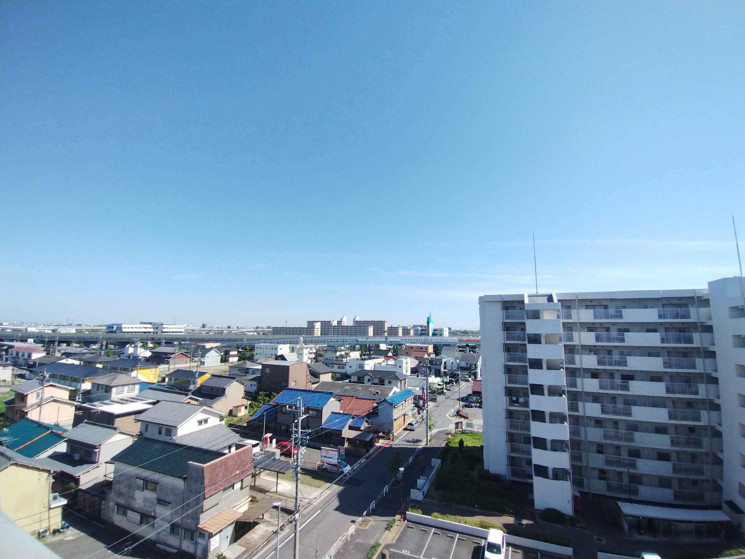 7階南側バルコニー眺望