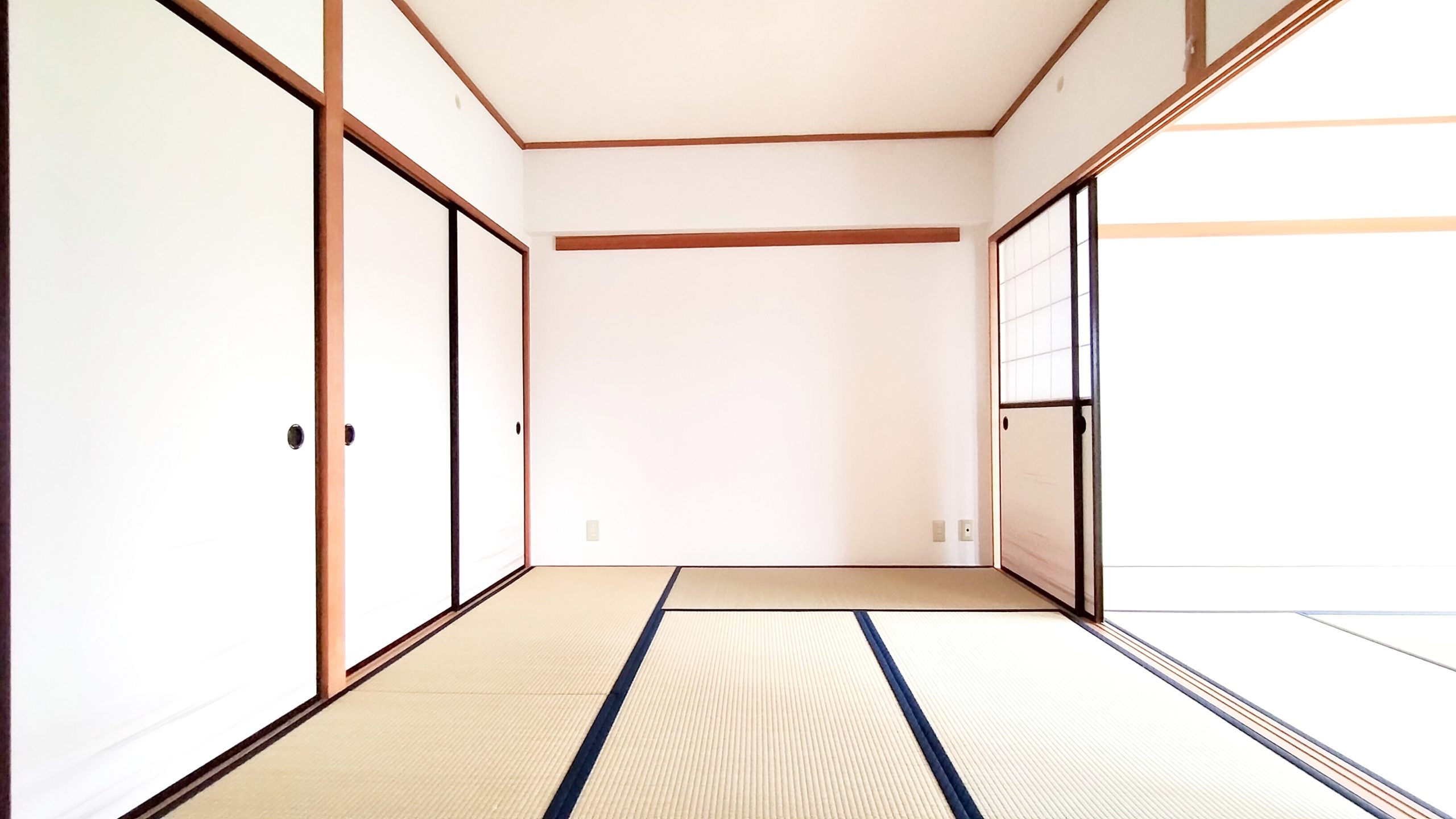 続き和室は夏は涼しく冬は暖かく過ごすことが出来ます