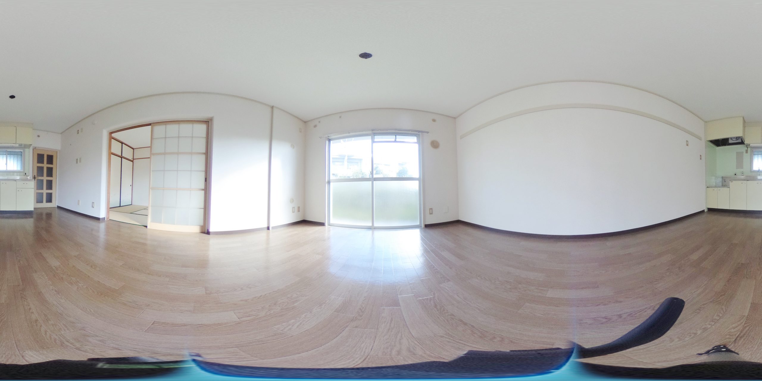 南側の専用庭から柔らかな木漏れ日がこぼれます