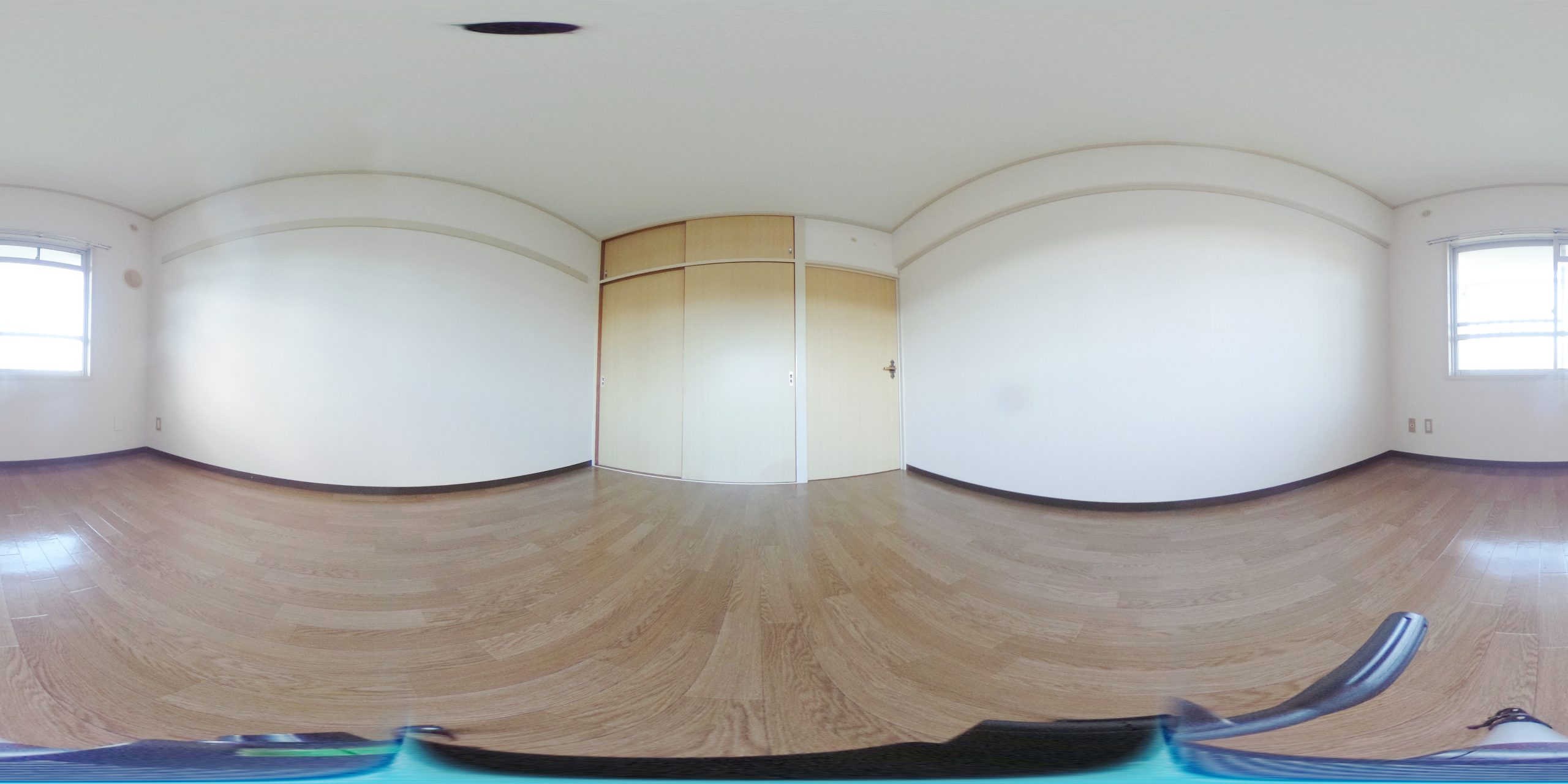 北側の洋室には大きな収納スペースも