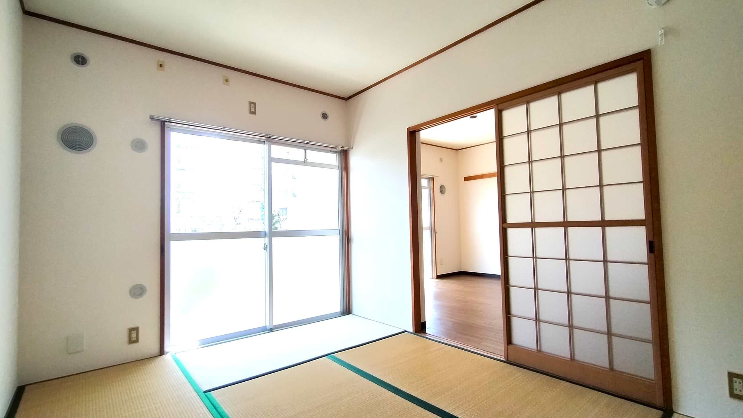 和室も専用庭に続いています