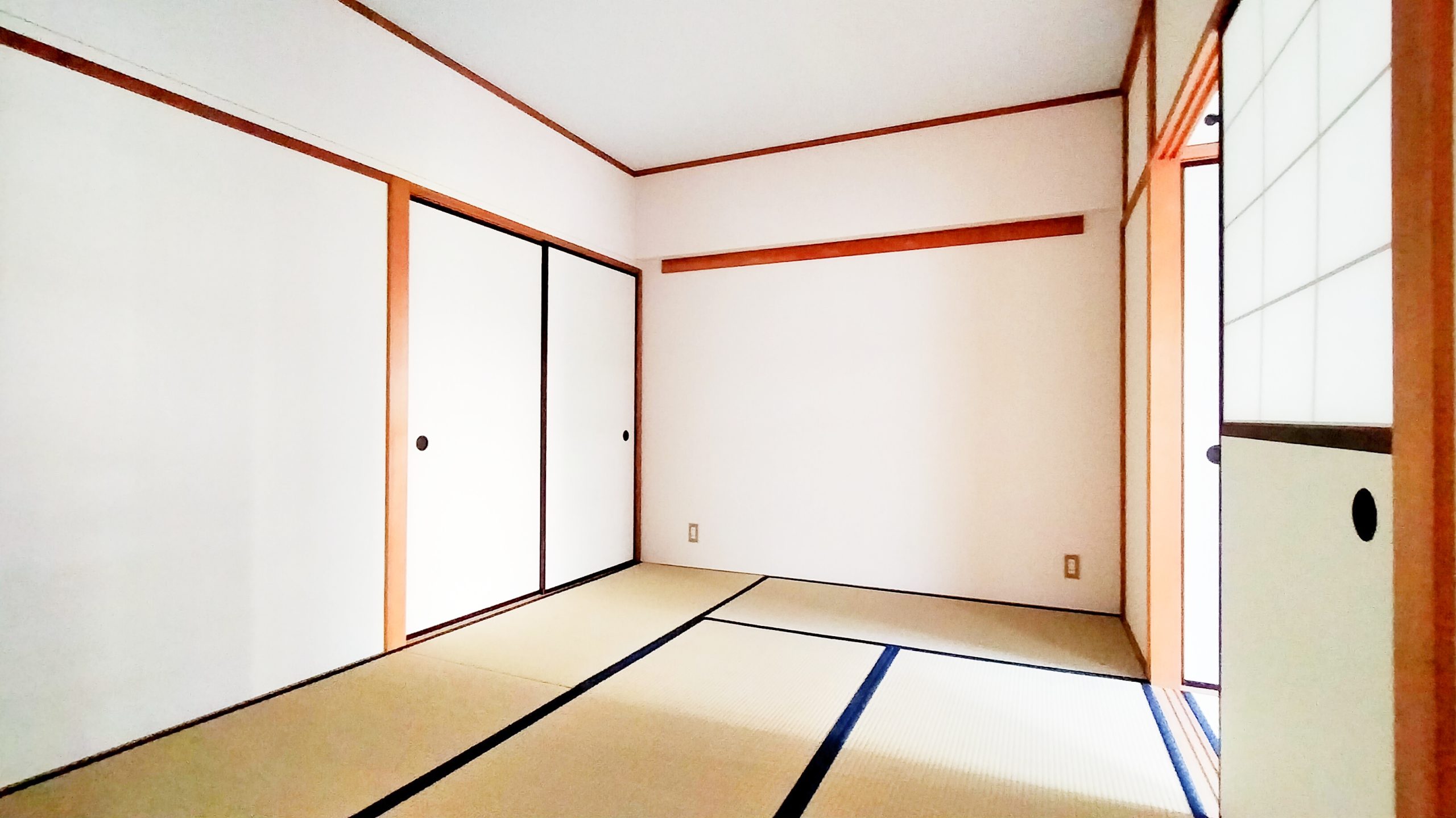 続き和室は襖をはずせば大空間に