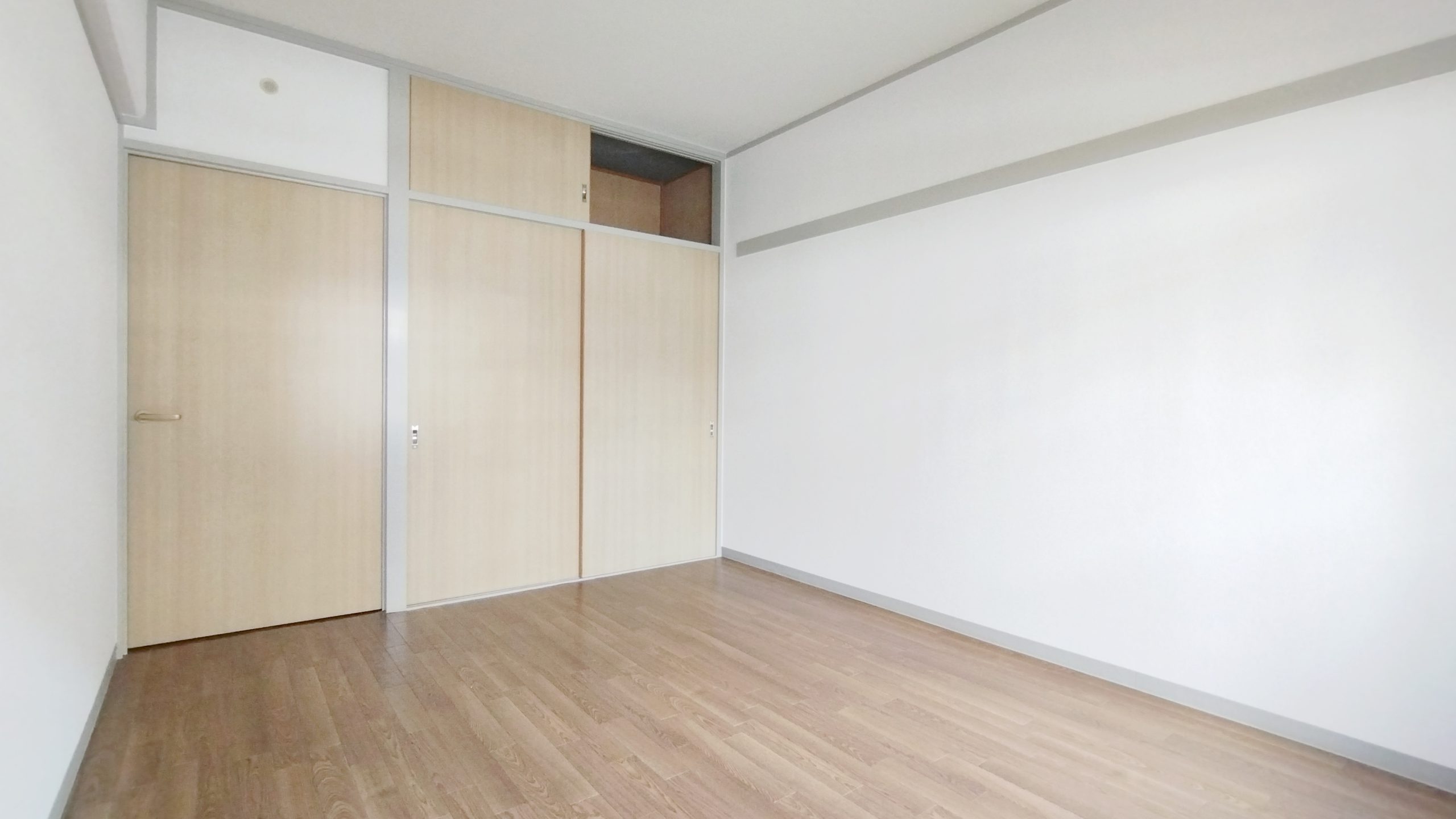 洋室(南面) 収納もたくさんあります