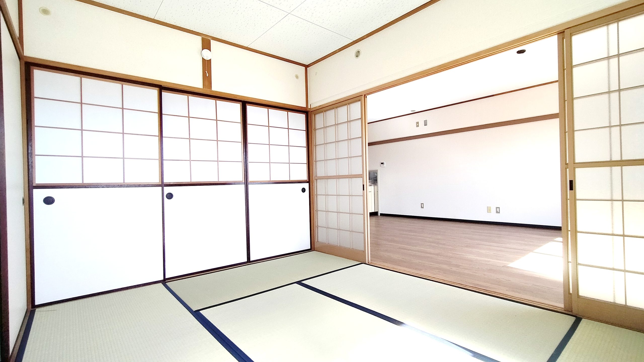 南面和室はお子様も安心して遊ばせることが出来ます