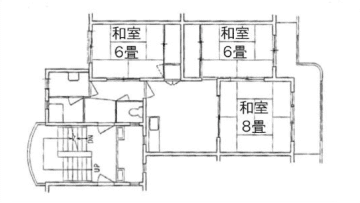 松下荘 タウン棟 標準間取り